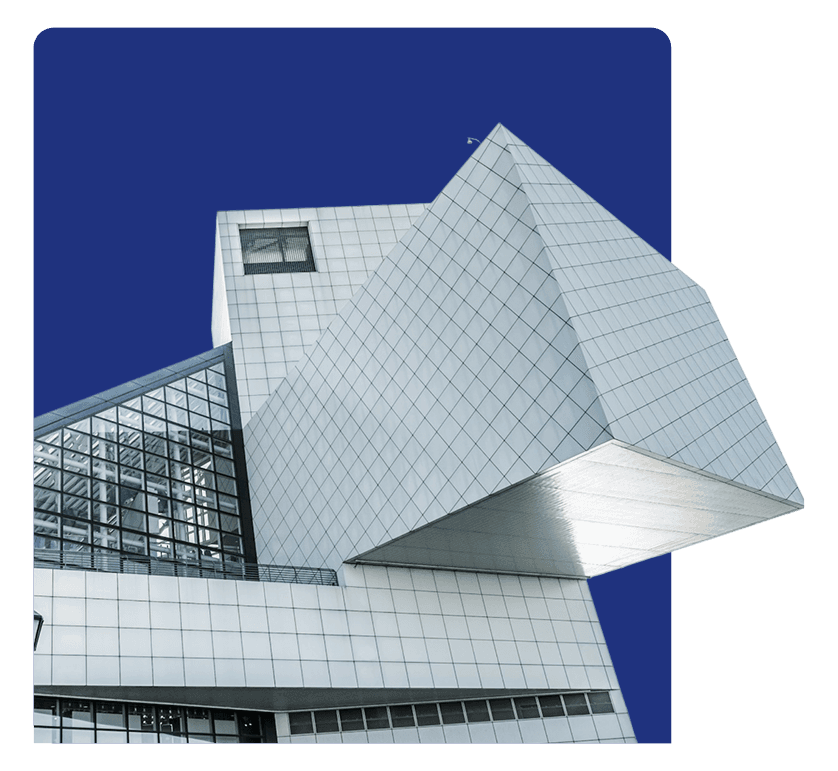 Modern architectural building